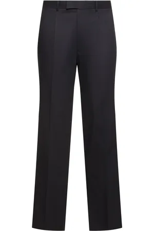 Ermenegildo Zegna Single Pleat Premium Cotton Blend Pants