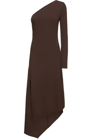 Michael Kors One-shoulder Stretch Matte Jersey Dress