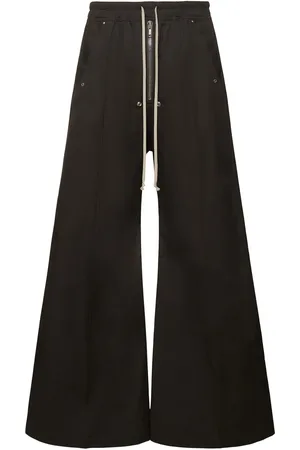 Rick Owens Wide Bela Cotton Poplin Pants