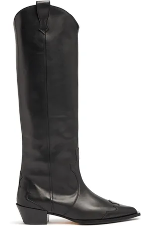 Aeyde 40mm Aruna Leather Tall Boots