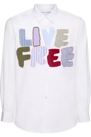 Comme des Garçons Live Free Cotton Poplin Shirt