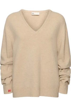Tory Burch Wool Blend V-neck Sweater