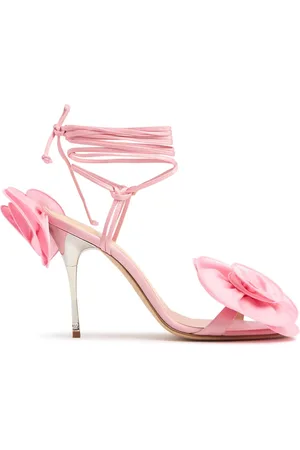 MAGDA BUTRYM 105mm Flower Satin Sandals