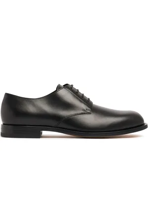 The Row 20mm Novus Leather Lace-up Shoes