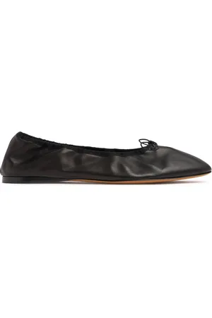 The Row 10mm Hereditas Leather Ballerina Flats
