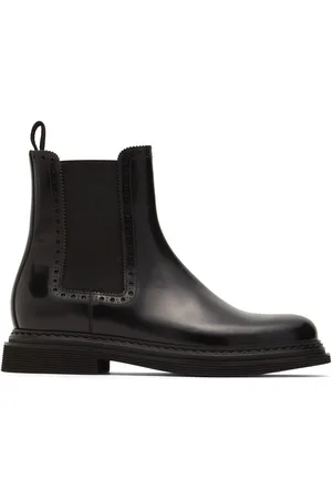 Dolce & Gabbana 20mm Day Brushed Leather Chelsea Boots