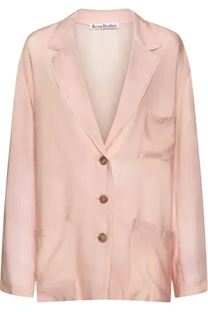 Acne Studios Shiny Cupro Twill Pajama Jacket