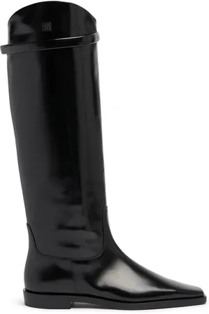 Totême 10mm The Riding Leather Tall Boots