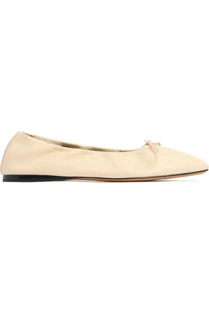 The Row 10mm Hereditas Leather Ballerina Flats
