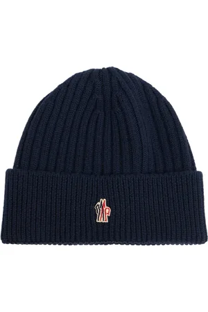 Moncler Ribbed Knit Virgin Wool Beanie