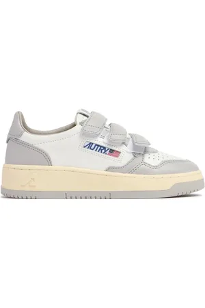 Autry Medalist Low Leather Strap Sneakers