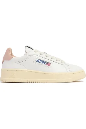 Autry Dallas Low Leather Lace-up Sneakers