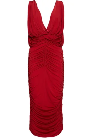 MAGDA BUTRYM Draped Jersey Midi Dress