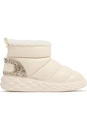 Jimmy Choo 30mm Xan Shearling Snow Boots