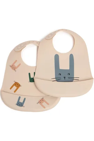 Liewood Set Of 2 Printed Silicone Bibs