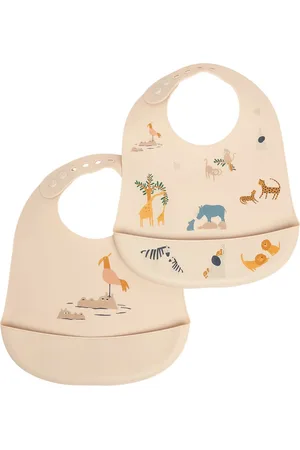 Liewood Set Of 2 Printed Silicone Bibs