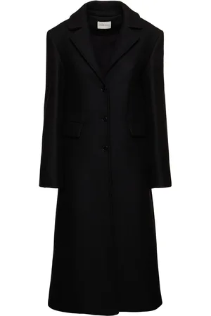 Loulou Studio Alisa Single Breast Wool Blend Midi Coat