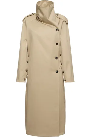 Courrèges Oblique Cotton Trench Coat