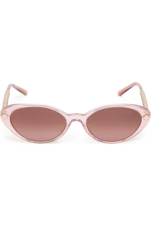 VERSACE Round Acetate Sunglasses