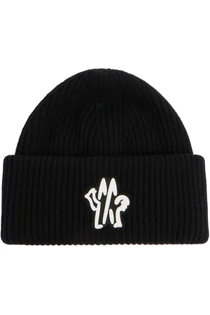 Moncler Monogram Virgin Wool Beanie
