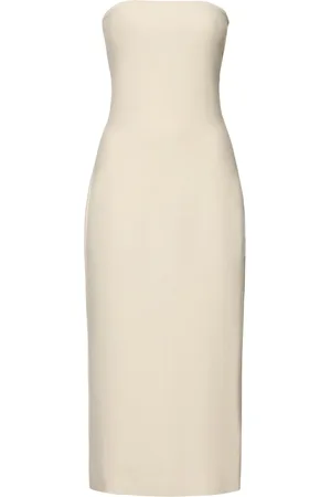 GABRIELA HEARST Immanuel Strapless Wool Knit Long Dress
