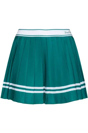 Sporty & Rich Vendome Script Pleated Skirt