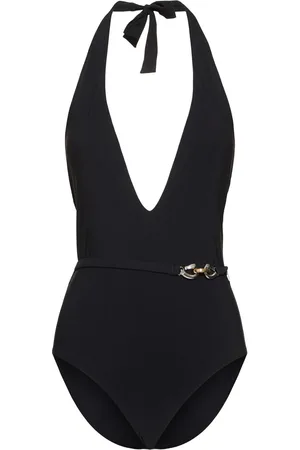 Tory Burch Jessa V-neck One Piece Swimsuit