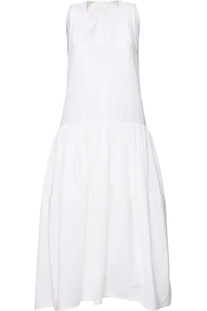 Jil Sander Cotton Poplin Midi Dress