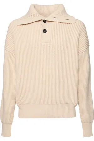 Alexander McQueen Wool & Cashmere Polo Sweater