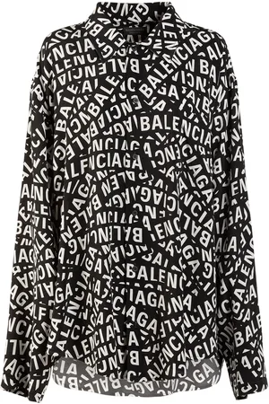 Balenciaga Cupro & Viscose Minimal Shirt
