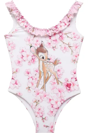 MONNALISA Printed Poly Blend One Piece Swimsuit