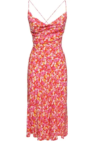 ROTATE Reina Olga Tazzy Jacquard Midi Dress