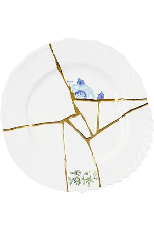 SELETTI Kintsugi Porcelain Dinner Plate