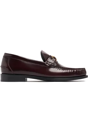 VERSACE Medusa Leather Loafers