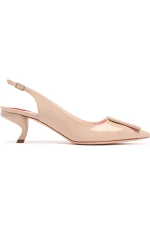 Roger Vivier 55mm Virgule Patent Leather Pumps
