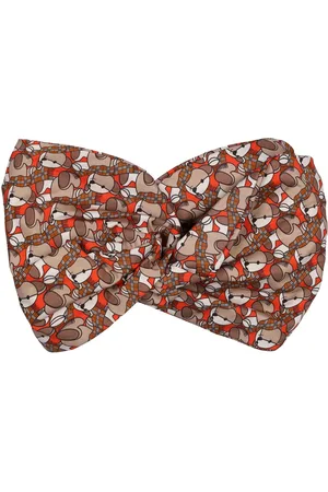 Burberry Monogram Print Cotton Headband