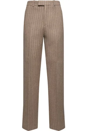 Burberry Relaxed Leg Wool Blend Pants