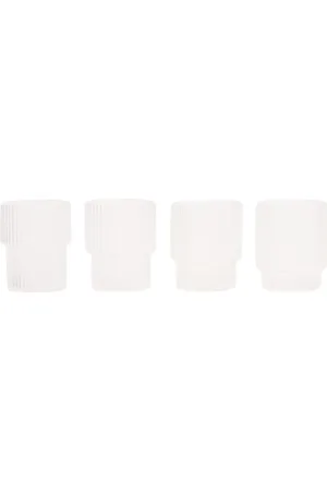 Ferm Living Set Of 4 Small Ripple Glasses