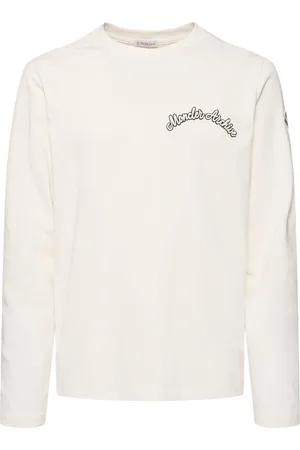 Moncler Embroidered Logo L/s Cotton T-shirt