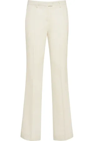 Etro Mid Rise Crepe Straight Pants