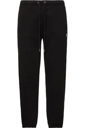 Moncler Logo Patch Cotton Track Pants