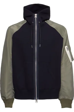 SACAI Sponge Cotton Blend Hoodie