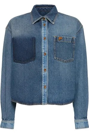 Serafini Patchwork Denim Shirt