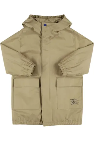 Burberry Cotton Gabardine Hooded Parka