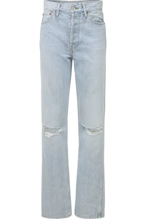 RE/DONE 90s High-rise Distressed Loose Jeans