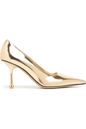 Jimmy Choo 80mm Ixia Liquid Leather Pumps