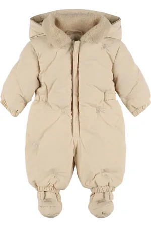 Burberry Nylon Puffer Hooded Down Snowsuit