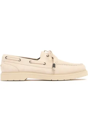 Brunello Cucinelli 20mm Suede Boat Shoes