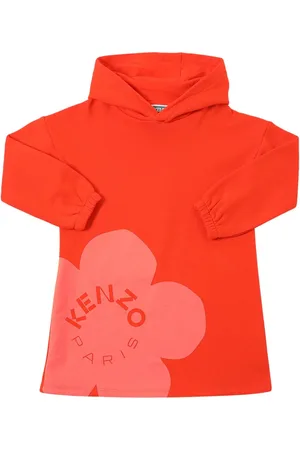 Kenzo Printed Cotton Sweat Dress