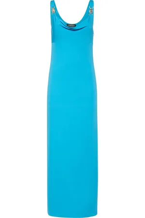 VERSACE Dua Lipa Viscose Jersey Midi Dress